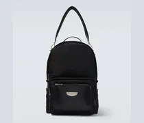 Rucksack mit Leder