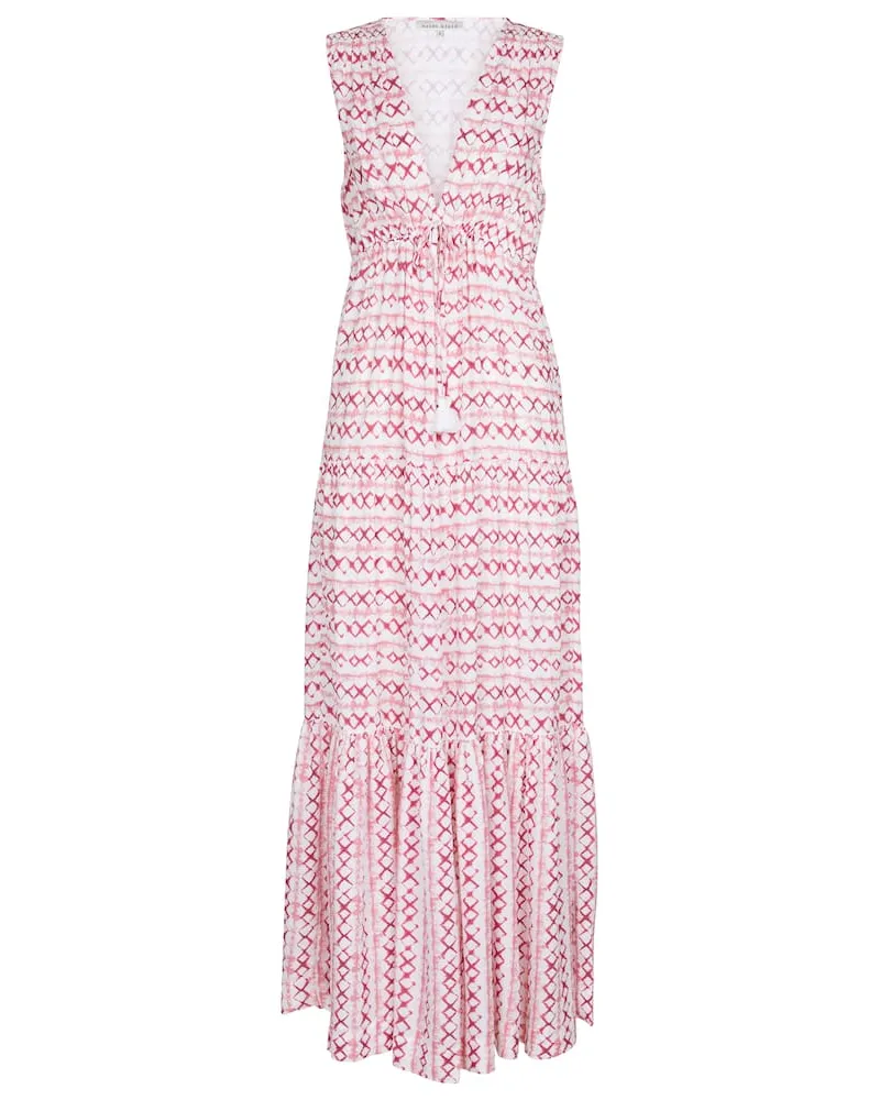 Heidi Klein Bedrucktes Maxikleid Penida Pink