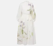 Wickelkleid aus Leinen
