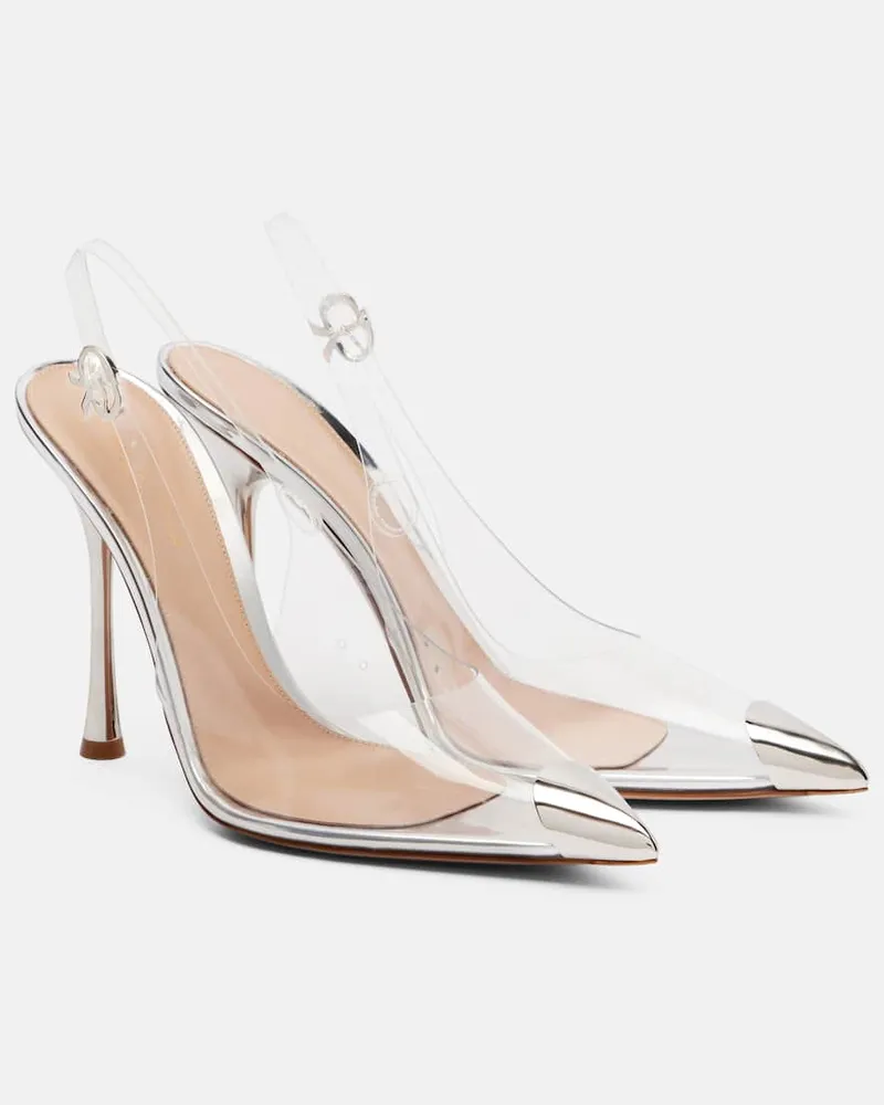 Gianvito Rossi Slingback-Pumps Diana 105 Transparent