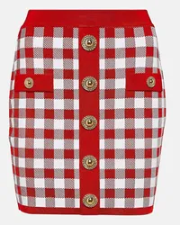 Balmain Minirock Gingham Multicolor