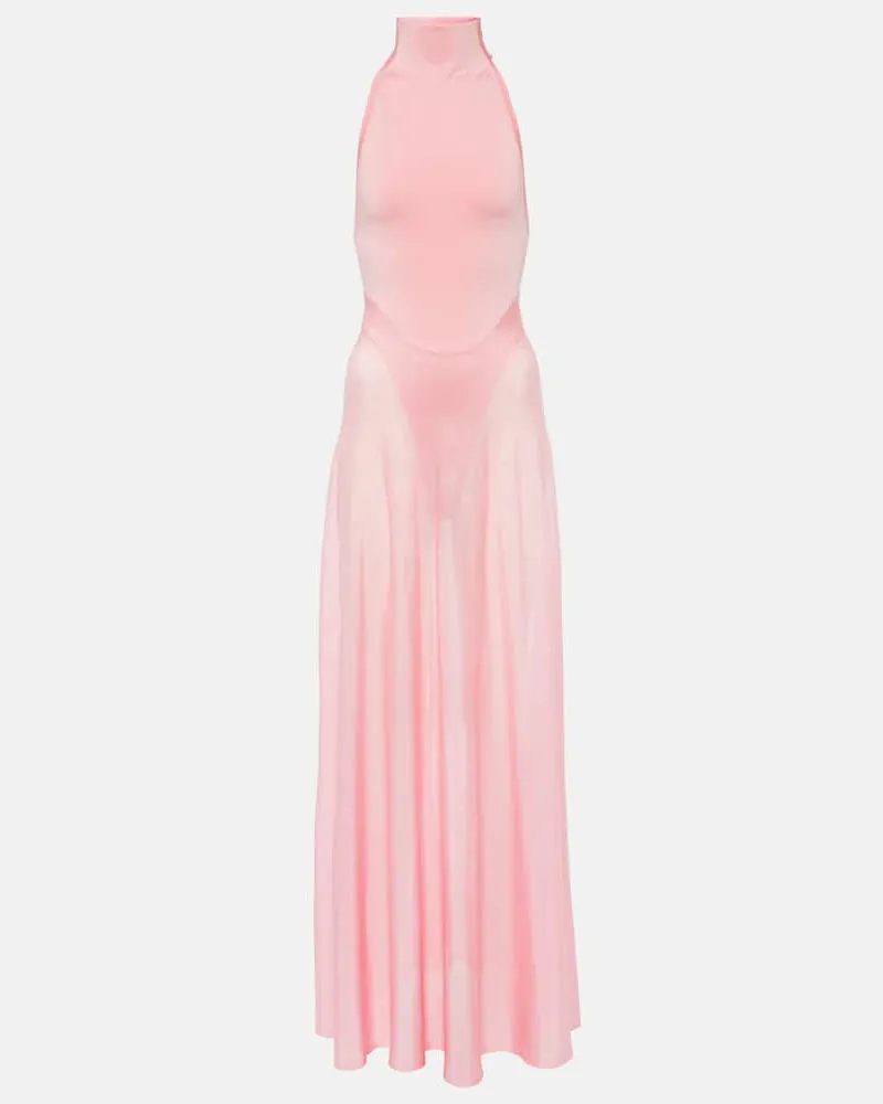 Alaïa Alaïa Maxikleid Rosa