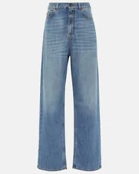 Valentino Garavani High-Rise Wide-Leg Jeans Blau