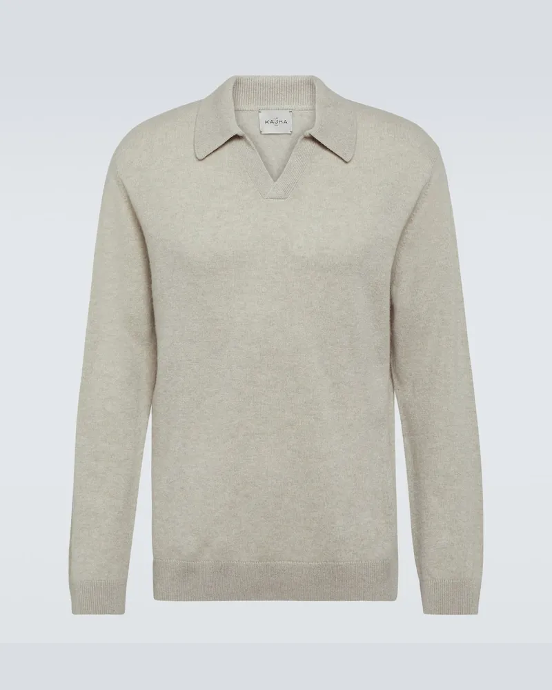 Le Kasha 1918 Polopullover Gibson aus Kaschmir Nude