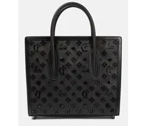 Verzierte Tote Bag Paloma Medium aus Leder