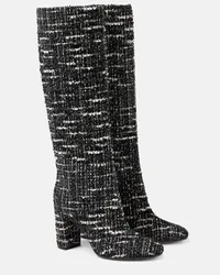 Gianvito Rossi Stiefel aus Boucle Schwarz