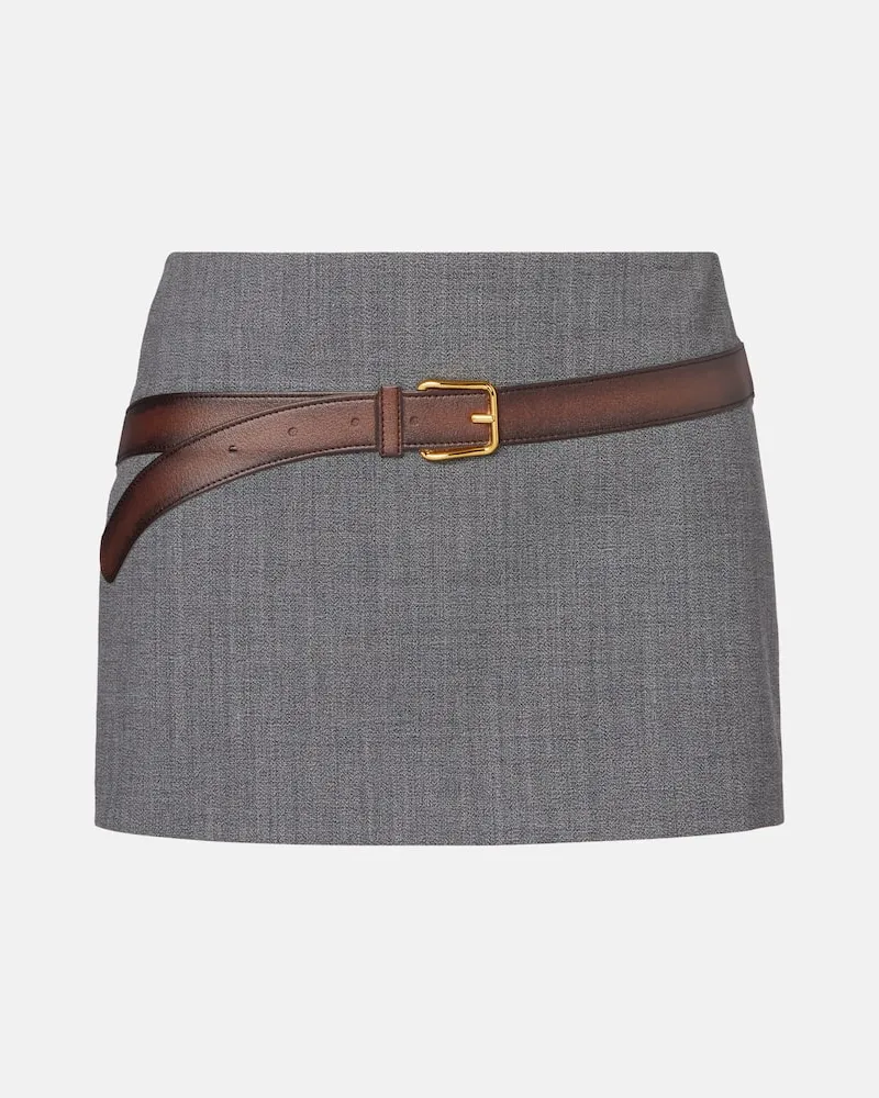 Prada Minirock Grau