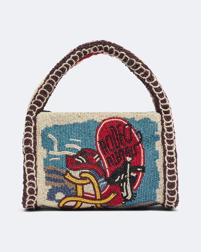 ALEMAIS Alémais Verzierte Schultertasche Ace Small Multicolor