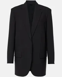 Brunello Cucinelli Blazer aus einem Wollgemisch Schwarz