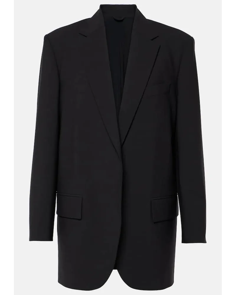 Brunello Cucinelli Blazer aus einem Wollgemisch Schwarz