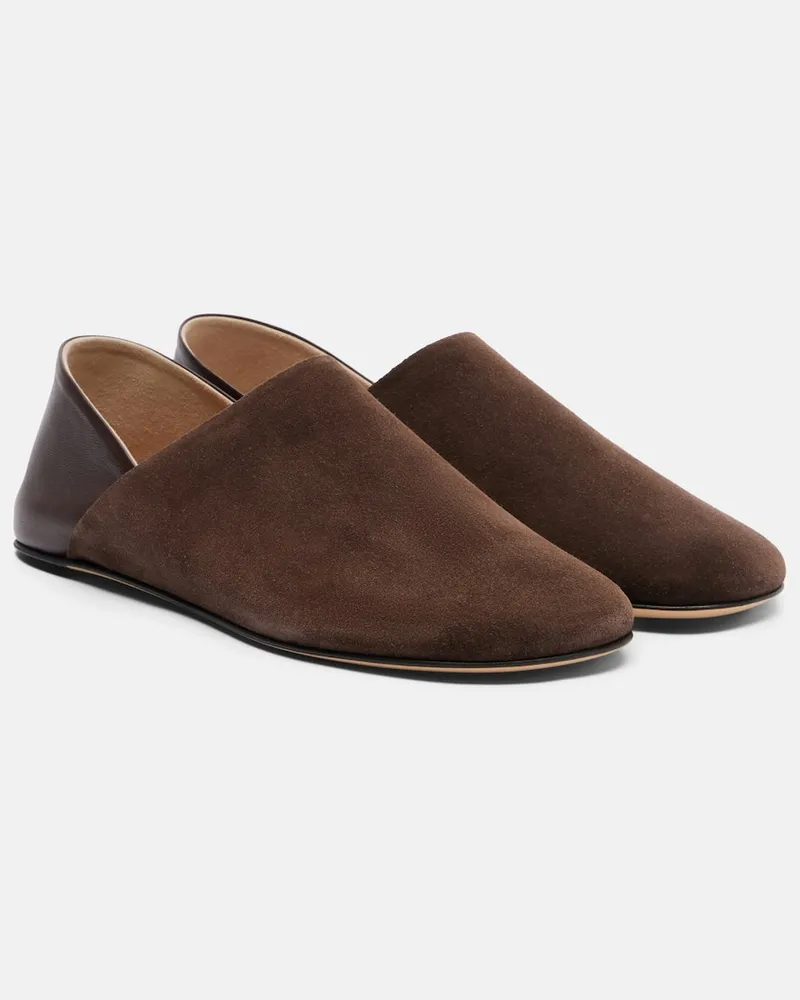 J.W.Anderson Slip-Ons aus Veloursleder Braun