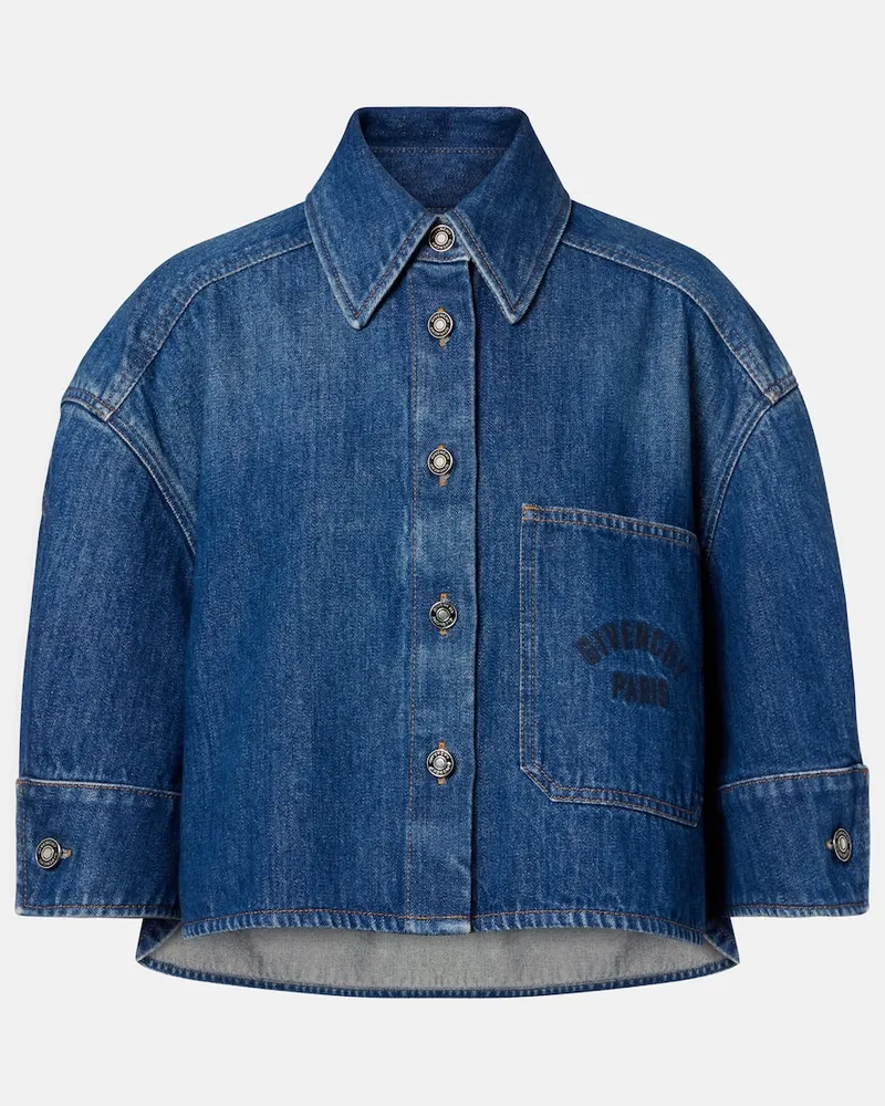 Givenchy Oversize-Hemd aus Denim Blau