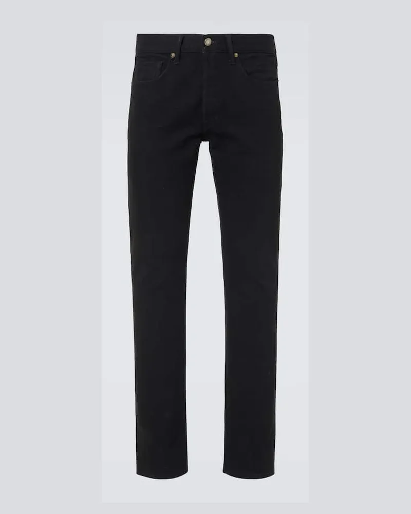 Tom Ford Mid-Rise Slim Jeans Schwarz