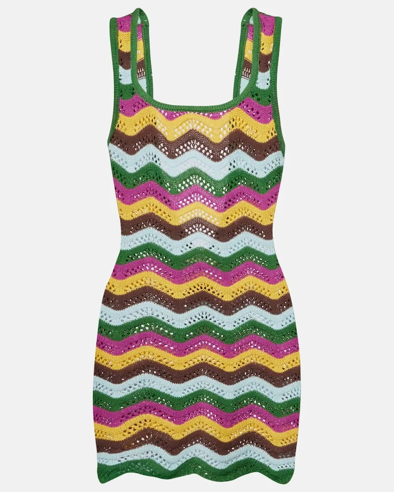 BANANHOT Minikleid Lindsay aus Häkelstrick Multicolor