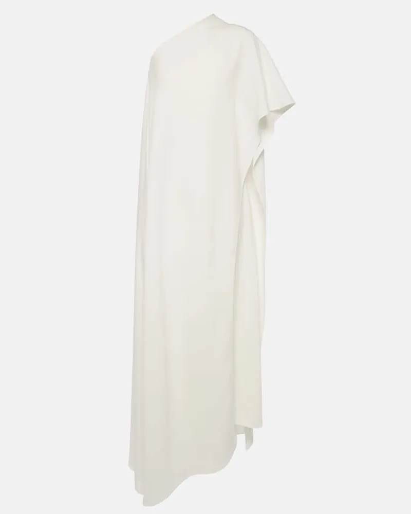 Valentino Garavani Midikleid aus Seide Weiß