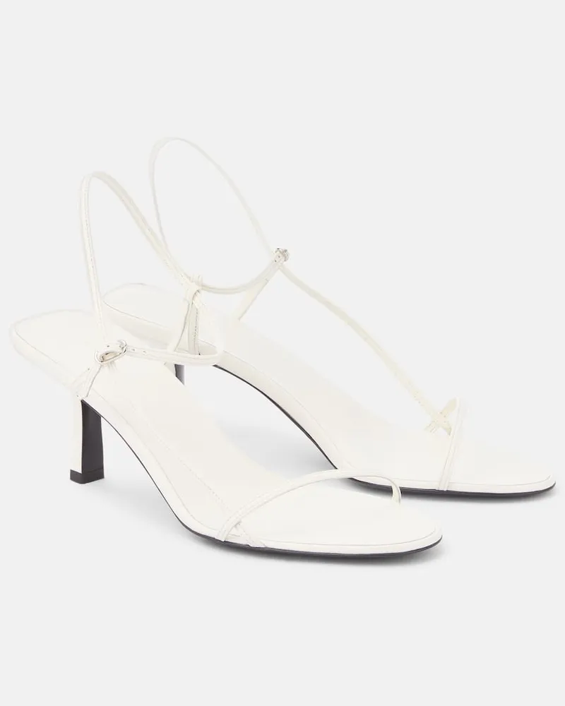 The Row Sandalen Bare aus Leder Weiß