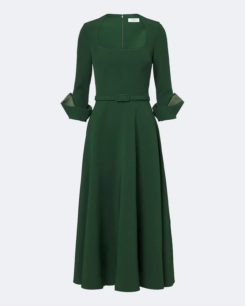 Safiyaa Cocktailkleid Ellis aus Crêpe Grün