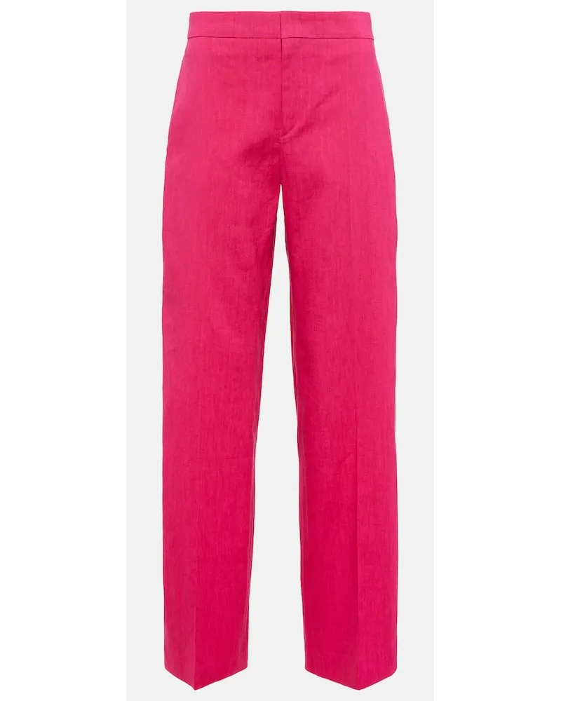 Isabel Marant Weite Hose Scarly Pink
