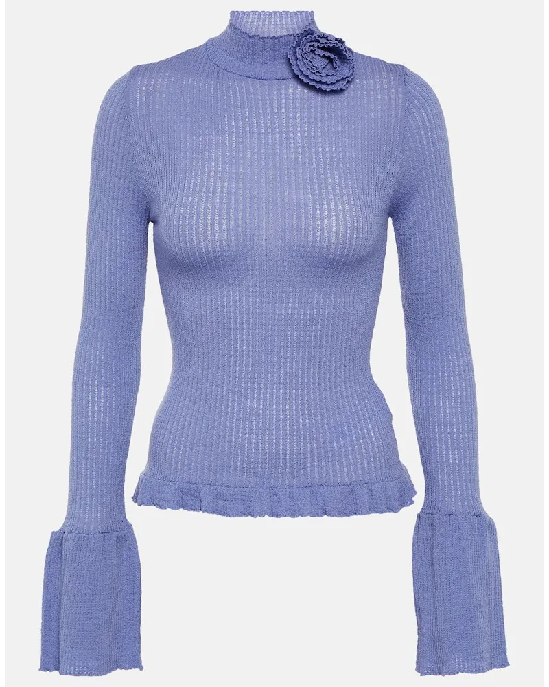 Blumarine Pullover aus Wolle Blau