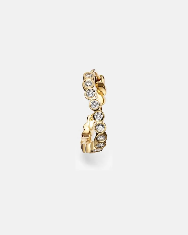 Sophie Bille Brahe Einzelner Ohrring Courant aus 18kt Gelbgold mit Diamanten Gold