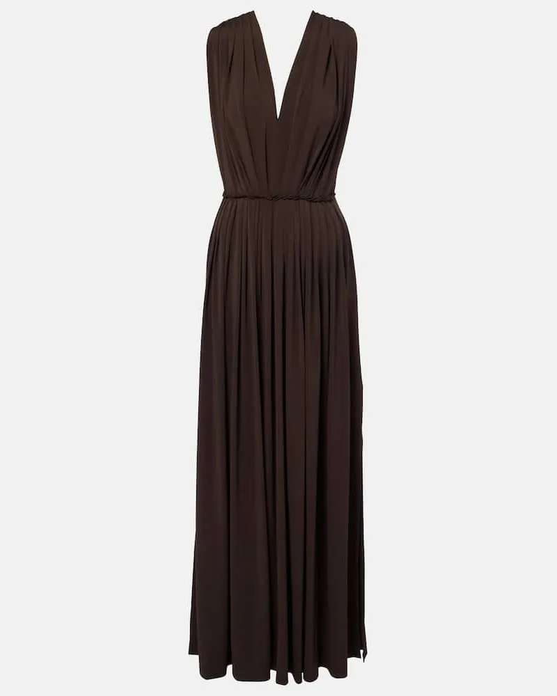 Max Mara Maxikleid Braun