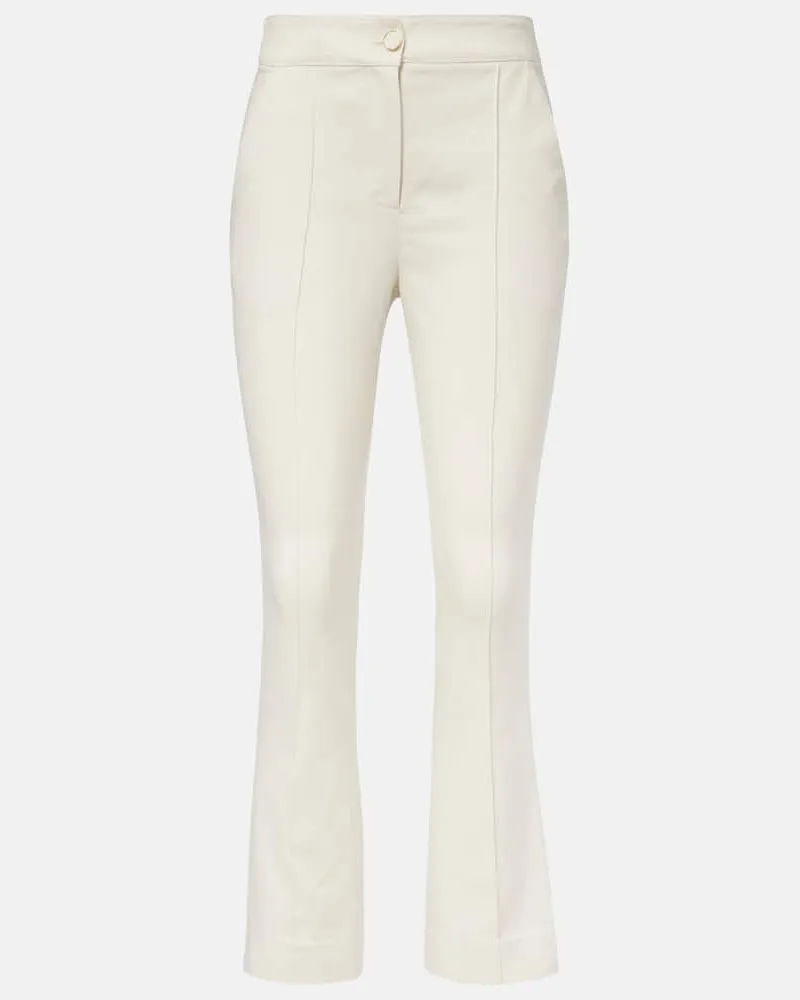 Veronica Beard Cropped-Hose Kimra Weiß