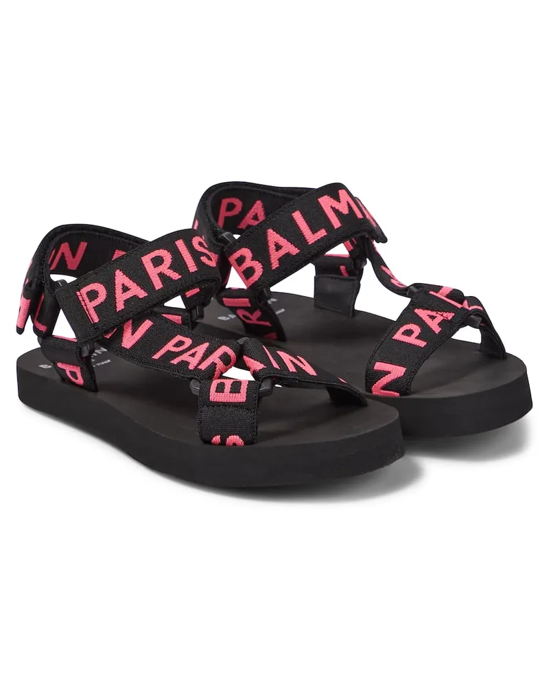 Balmain Sandalen Schwarz