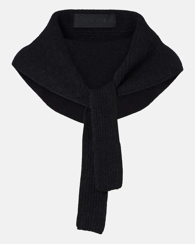 Jacquemus Schal Gros Grain Schwarz