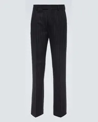 Dries van Noten Gerade Hose Pinnet Blau