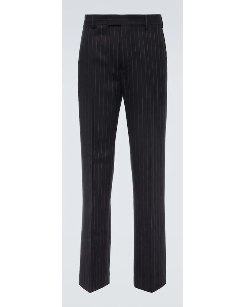 Dries van Noten Gerade Hose Pinnet Blau