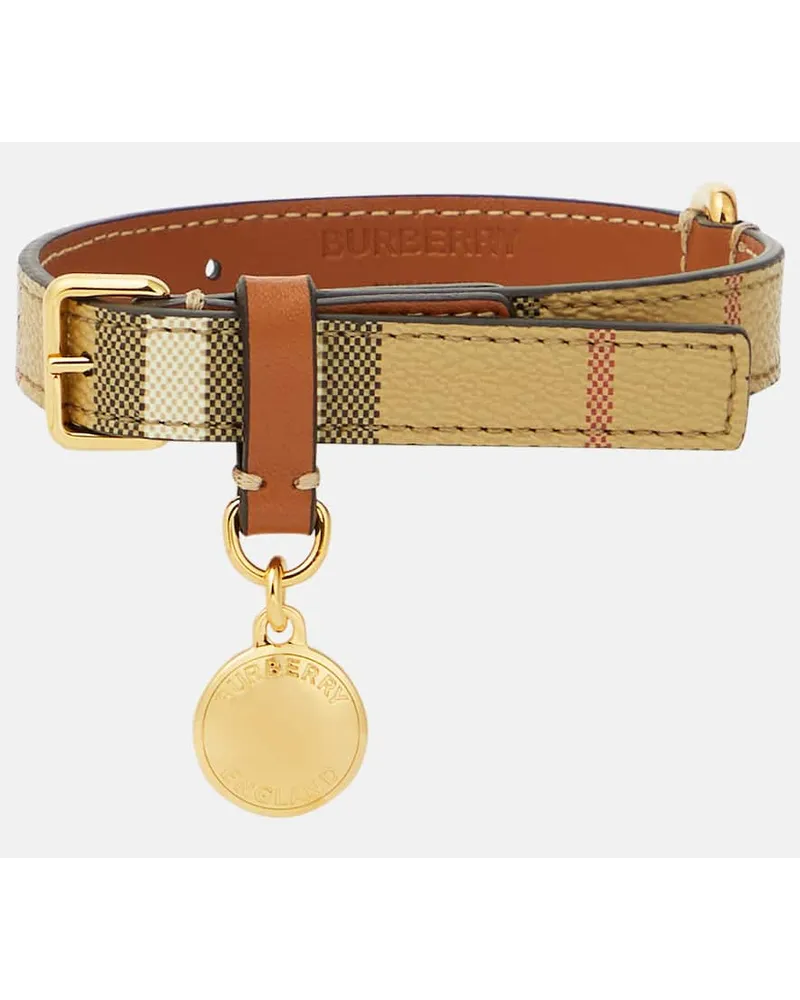 Burberry Halsband fuer Hunde  Check Multicolor