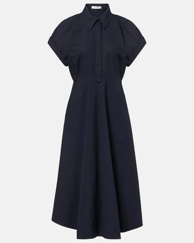 Dorothee Schumacher Hemdblusenkleid Poplin Power Blau