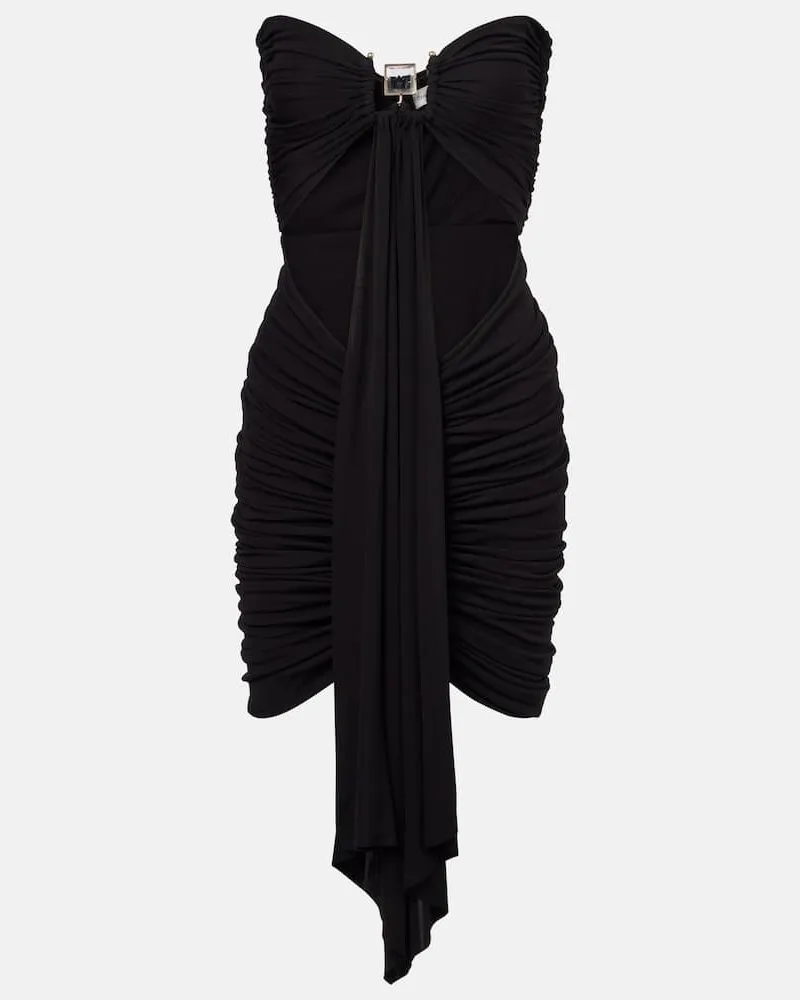 Christopher Esber Minikleid Bezel Quartz Schwarz