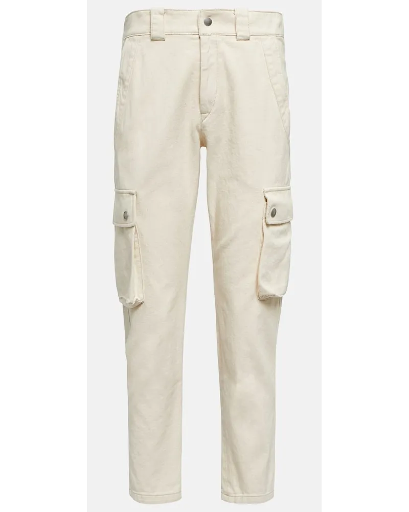 Isabel Marant Cargohose Evalia aus Baumwolle Nude