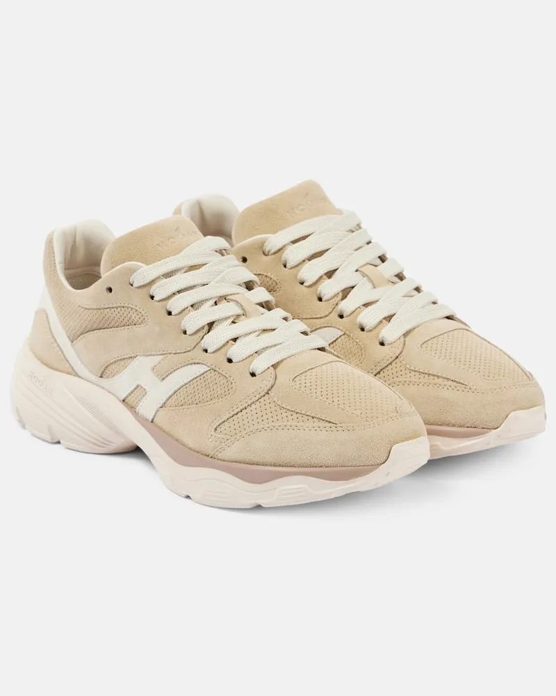 Hogan Sneakers Hogan H665 mit Veloursleder Beige