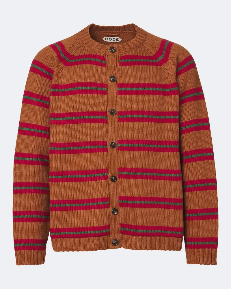 BODE Cardigan Holly aus einem Baumwollgemisch Braun