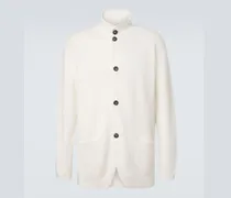 Cardigan aus Leinen und Baumwolle