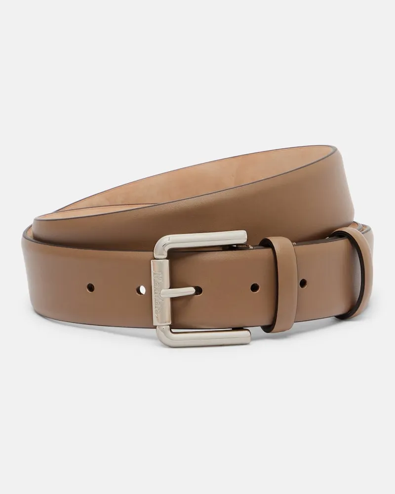 Max Mara Gürtel 35 aus Leder Braun