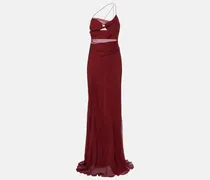 Robe aus Seidenchiffon