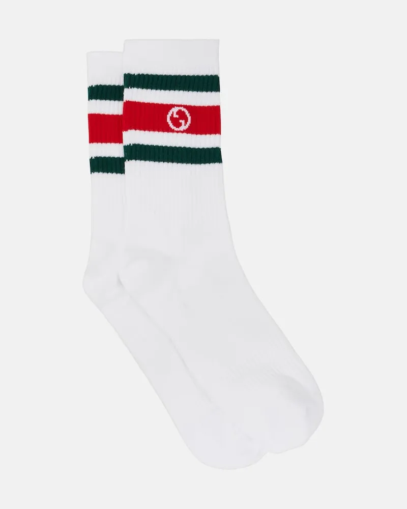 Gucci Socken Interlocking G Weiß