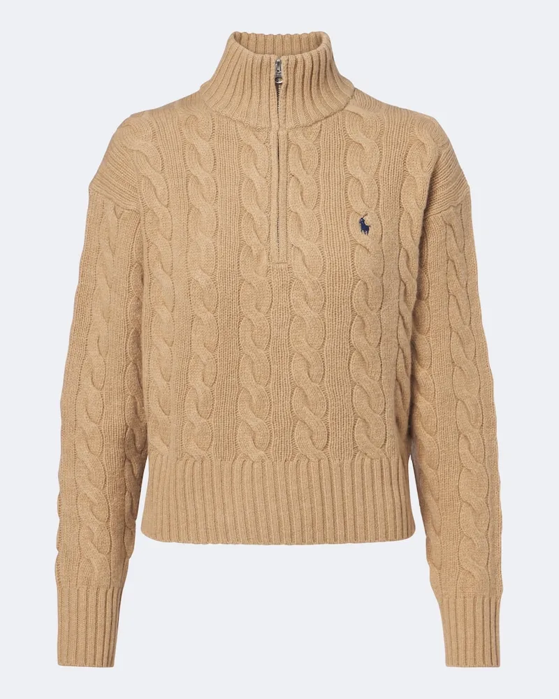 Ralph Lauren Pullover aus Wolle und Kaschmir Beige