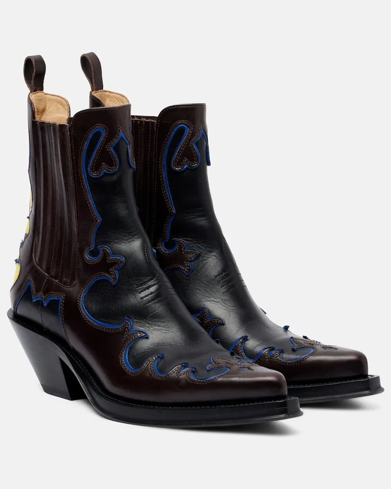 Gabriela Hearst Westernstiefel Cassidy aus Leder Braun