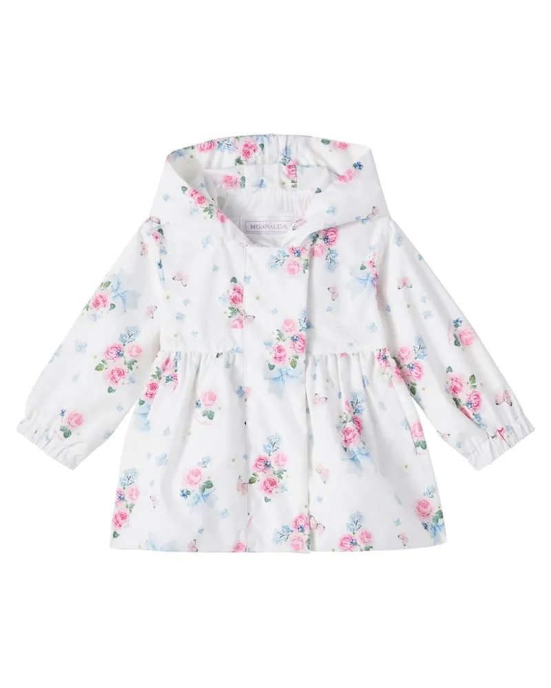 Monnalisa Regenmantel Weiß