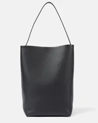 The Row Tote Park Large N/S aus Leder Schwarz