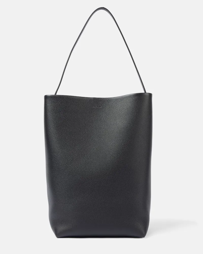 The Row Tote Bag Park Large N/S aus Leder Schwarz