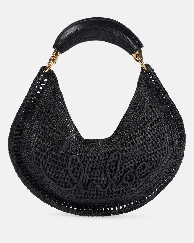Chloé Chloé Schultertasche Summer Banana Small Schwarz