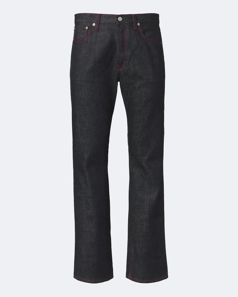 Acne Studios Straight Jeans Re-edition Blau
