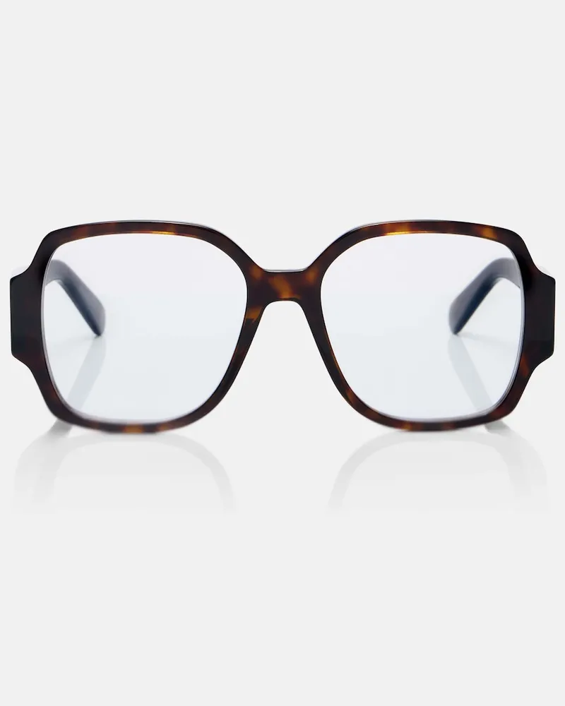 Dior Eckige Sonnenbrille Dior Glow Braun