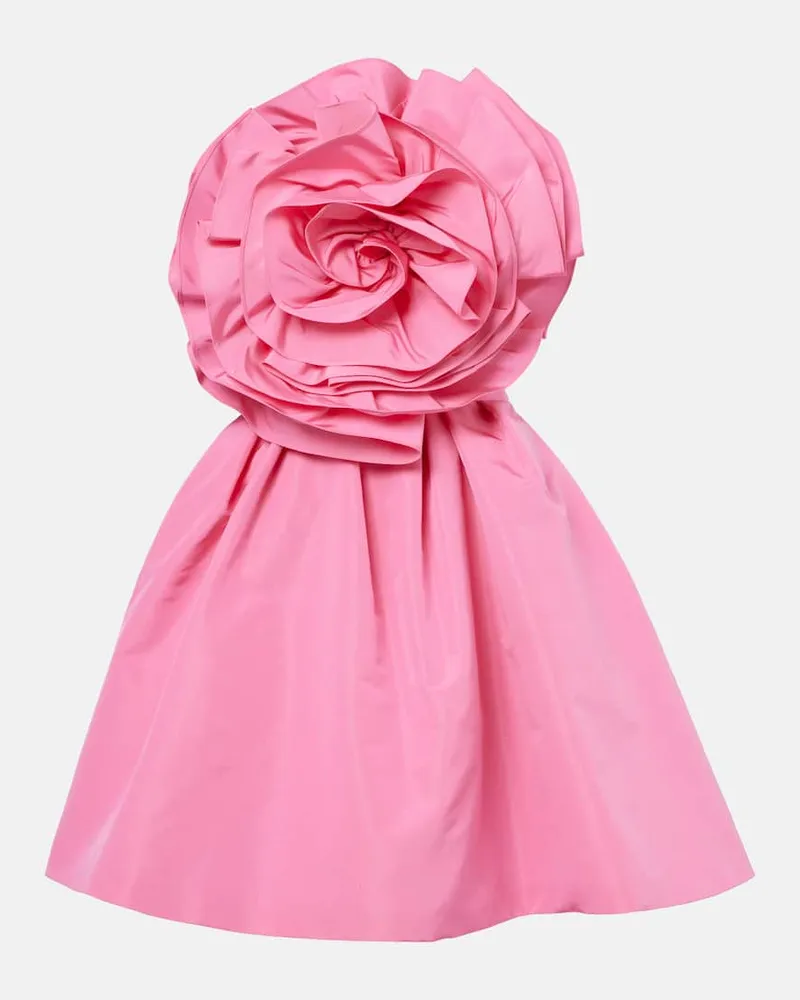 Carolina Herrera New York Cocktailkleid aus Seiden-Faille Rosa