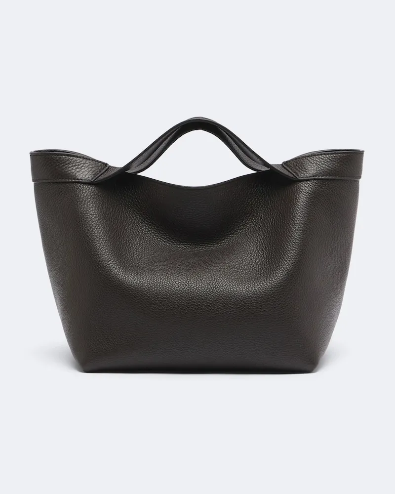 The Row Henkeltasche Kit Small aus Leder Braun